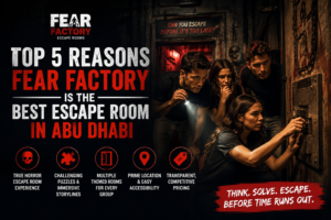 best escape room in abu dahbi - fear factory
