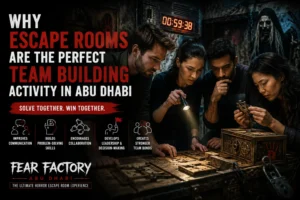 Fear Factory escape room help in team building activities