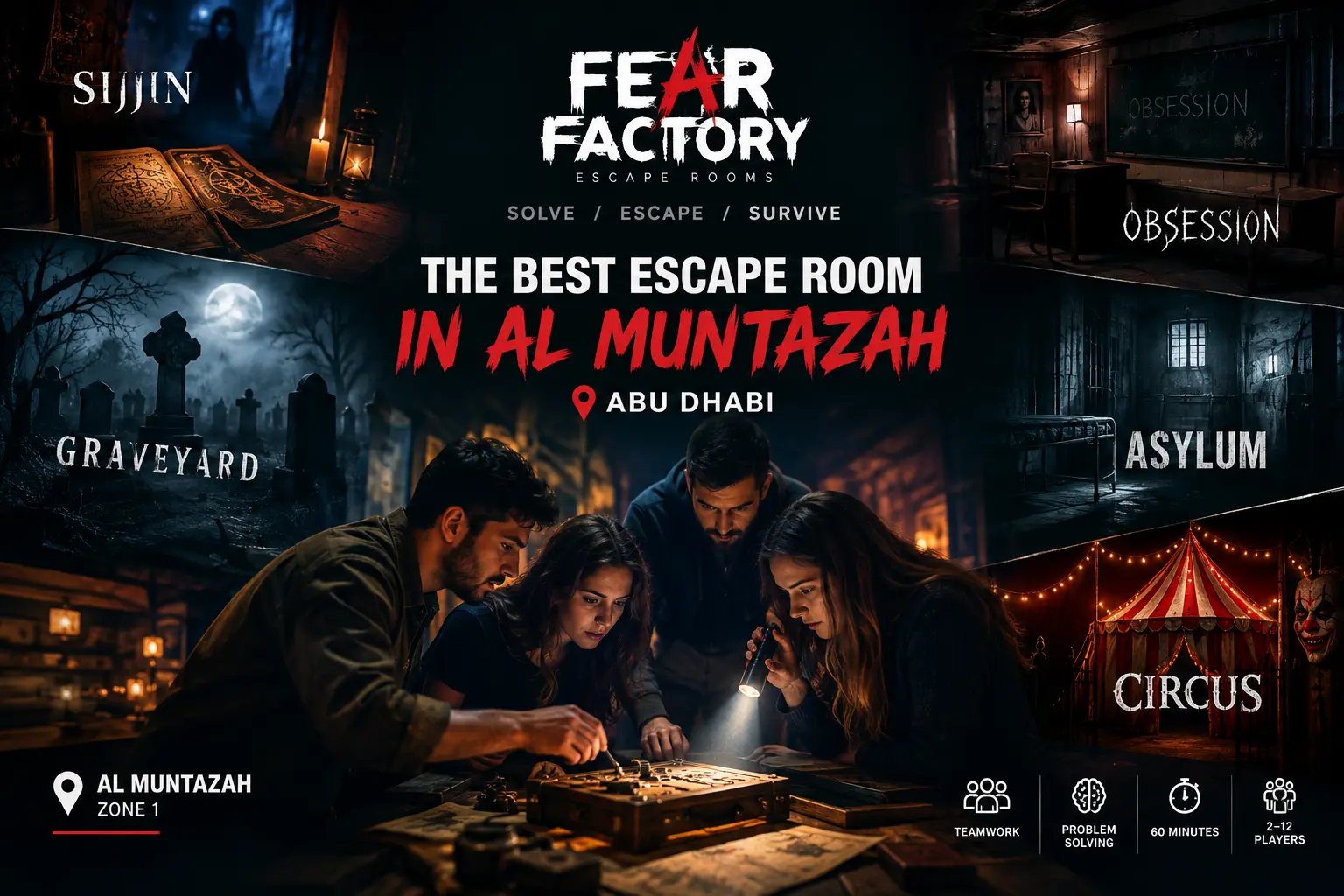 fear factory escape room in al muntazah abu dhabi