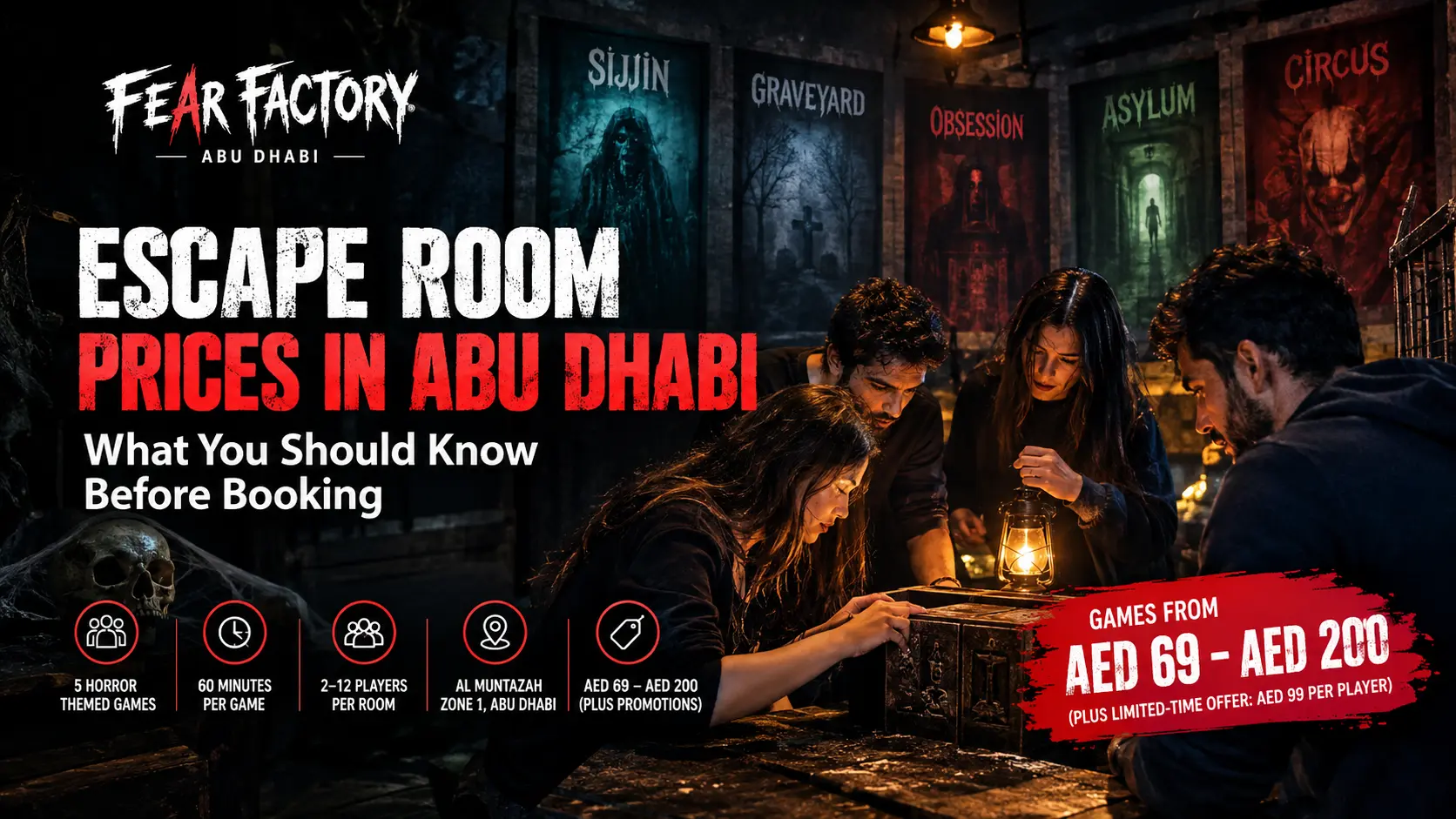 fear factory escape room prices