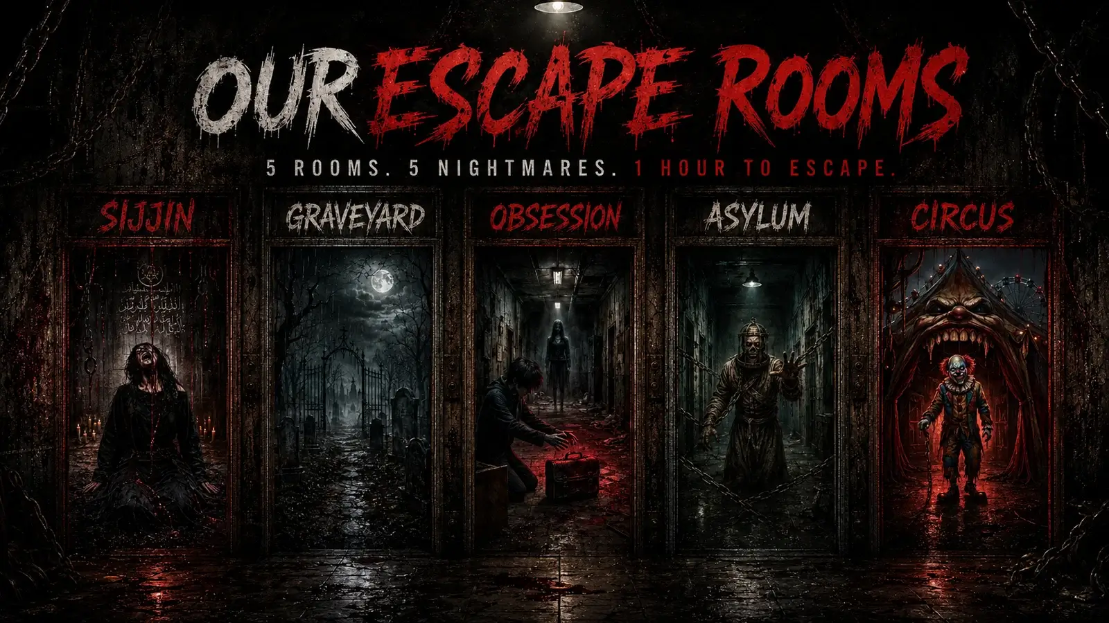 Fear Factory horror escape rooms in Abu Dhabi