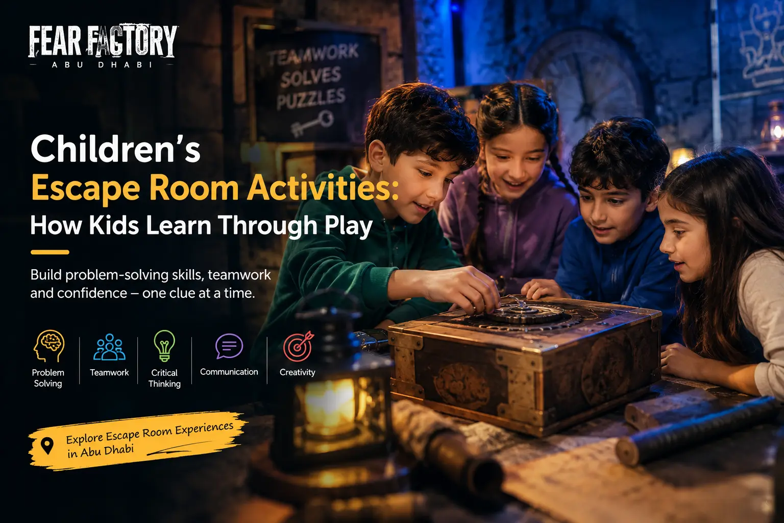 escape room for childrens by fear factory